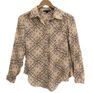Zac & Rachel Petite Paisley Button Down PS